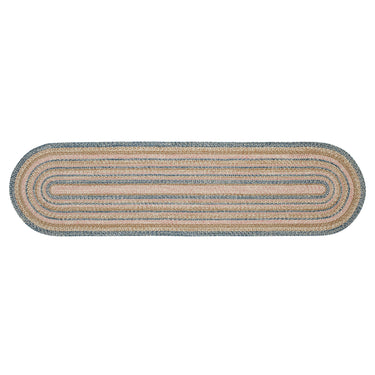 Kaila Jute Braided Runner Rug Oval with Rug Pad 24